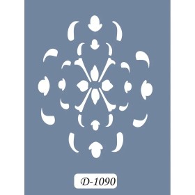 D1090 Göbek Model D Serisi Stencil 15x20cm