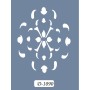D1090 Göbek Model D Serisi Stencil 15x20cm