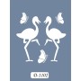 D1102 Filamingo Model D Serisi Stencil 15x20cm