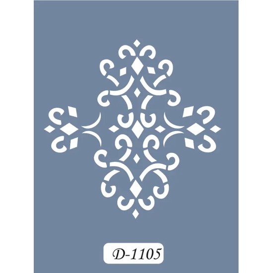 D1105 Fayans Model D Serisi Stencil 15x20cm