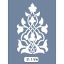 D1106 Göbek Model D Serisi Stencil 15x20cm