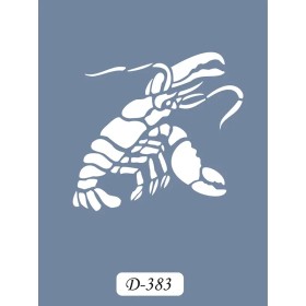 D383 Yengeç Model D Serisi Stencil 15x20cm