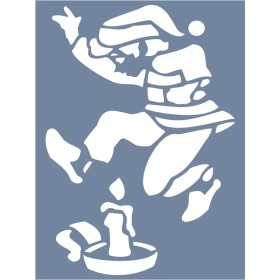 D435 Soytarı Model D Serisi Stencil 15x20cm