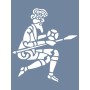 D592 Savaşçı Model D Serisi Stencil 15x20cm