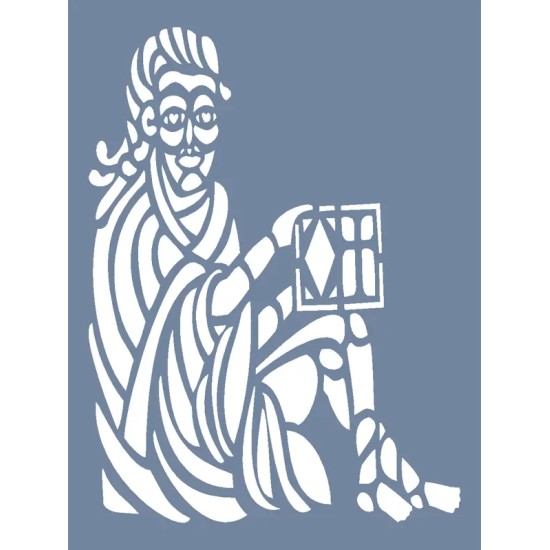 D596 Sanatsal Model D Serisi Stencil 15x20cm