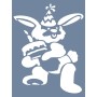D694 Tavşan Model D Serisi Stencil 15x20cm