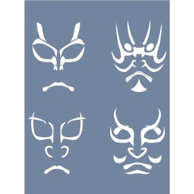 D962 Mask Model D Serisi Stencil 15x20cm