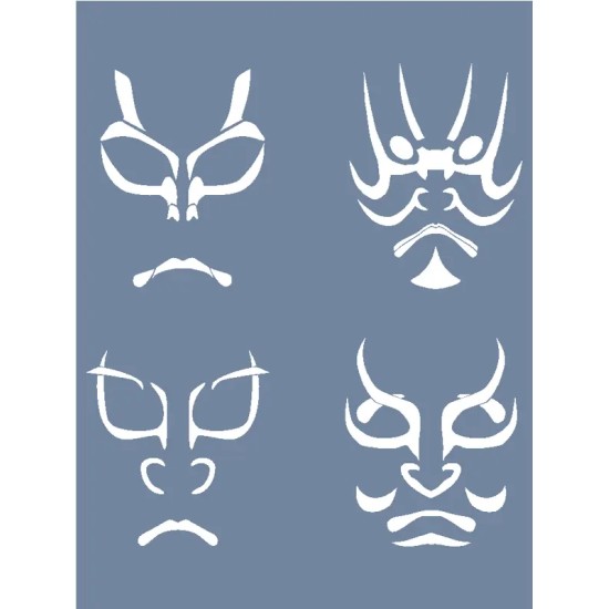 D962 Mask Model D Serisi Stencil 15x20cm