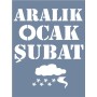 D1044 Mevsim Takvimi Kış Model D Serisi Stencil 15x20cm
