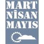 D1045 Mevsim Takvimi İlk Bahar Model D Serisi Stencil 15x20cm