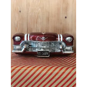 Atölye Tasarımı El Boyaması 1955 Cadillac (55 Caddy) Duvar Dekoru - 47 cm