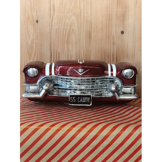 Atölye Tasarımı El Boyaması 1955 Cadillac (55 Caddy) Duvar Dekoru - 47 cm