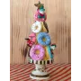 Atölye Tasarımı El Boyaması Donut Temalı Yılbaşı Ağacı Dekoratif Obje - 30 cm