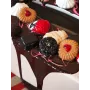 Atölye Tasarımı Tatlı Temalı Süslemeli Ahşap Peçetelik - 26 cm