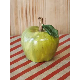 Atölye Tasarımı Dekoratif Yeşil Elma Objesi - 9 cm