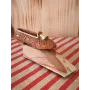 Atölye Tasarımı Vintage Ayakkabı Figürlü Ahşap Kapı Stoperi - 14 cm