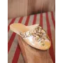 Atölye Tasarımı Vintage Terlik Figürlü Ahşap Kapı Stoperi - 14 cm