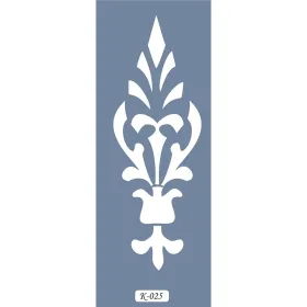 K25 6x20 Bordür Model Dekoratif Stencil
