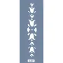 K27 6x20 Bordür Model Çiçek Desenli Stencil