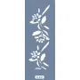 K38 6x20 Bordür Model Çiçek Desenli Stencil