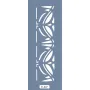 K47 6x20 Bordür Model Geometrik Desen Stencil