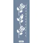 K52 6x20 Bordür Model Çiçek Stencil