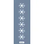 K57 6x20 Bordür Model Kar Tanesi Stencil