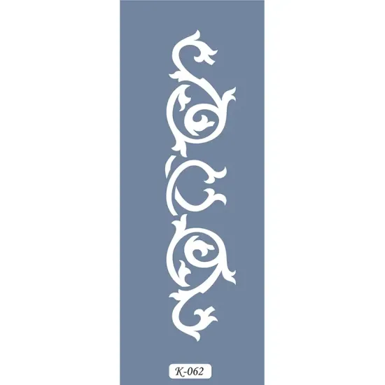 K62 6x20 Bordür Model Dekoratif Desen Stencil