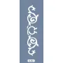 K62 6x20 Bordür Model Dekoratif Desen Stencil