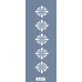 K78 6x20 Bordür Model Geometrik Çiçek Stencil
