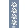 K83 6x20 Bordür Model Çiçek Desen Stencil