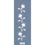 K101 6x20 Bordür Model Çiçek Stencil