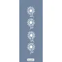 K105 6x20 Bordür Model Çiçek Stencil