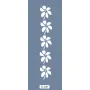 K108 6x20 Bordür Model Çiçek Desenli Stencil