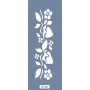 K109 6x20 Bordür Model Çiçek Stencil