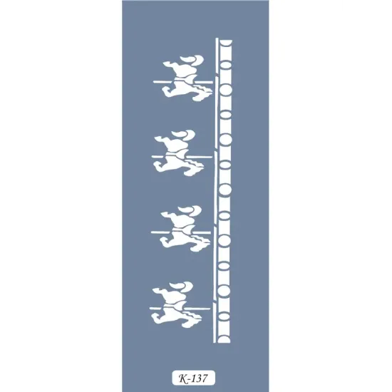 K137 6x20 Bordür Model At Stencil