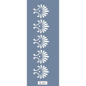 K141 6x20 Bordür Model Desen Stencil