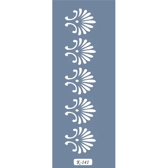 K141 6x20 Bordür Model Desen Stencil