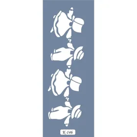 K146 6x20 Bordür Model Çocuklar Stencil