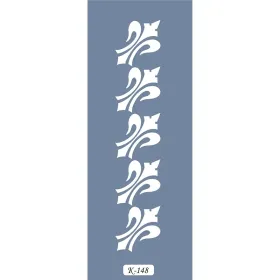 K148 6x20 Bordür Model Dekoratif Desen Stencil