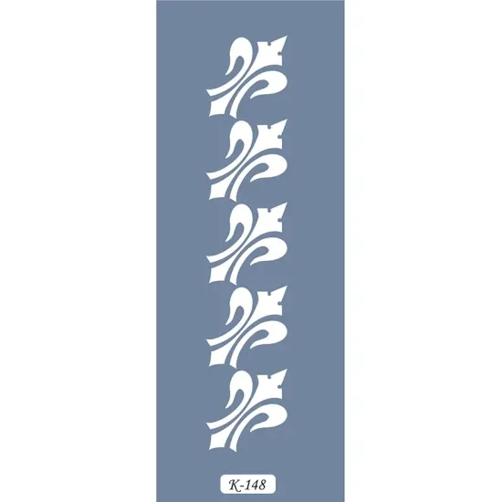 K148 6x20 Bordür Model Dekoratif Desen Stencil