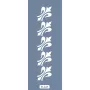 K148 6x20 Bordür Model Dekoratif Desen Stencil