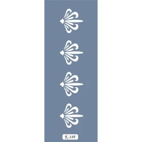 K149 6x20 Bordür Model Dekoratif Motif Stencil