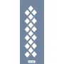 K150 6x20 Bordür Model Kare Dizilim Stencil