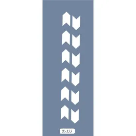 K155 6x20 Bordür Model Zigzag Stencil