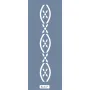 K157 6x20 Bordür Model Geometrik Çiçek Stencil