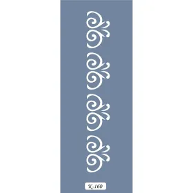 K160 6x20 Bordür Model Desen Stencil