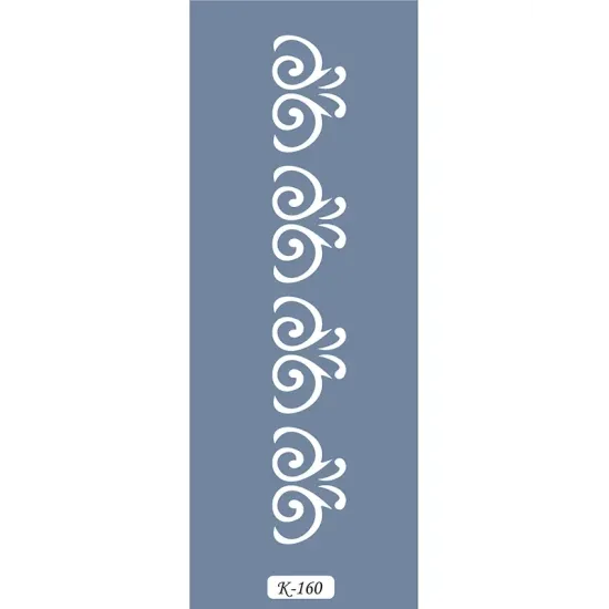 K160 6x20 Bordür Model Desen Stencil