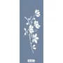 K167 6x20 Bordür Model Çiçek Desen Stencil