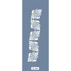 K168 6x20 Bordür Model Dekoratif Desen Stencil